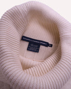 Ralph Lauren White Turtleneck Jumper - XL