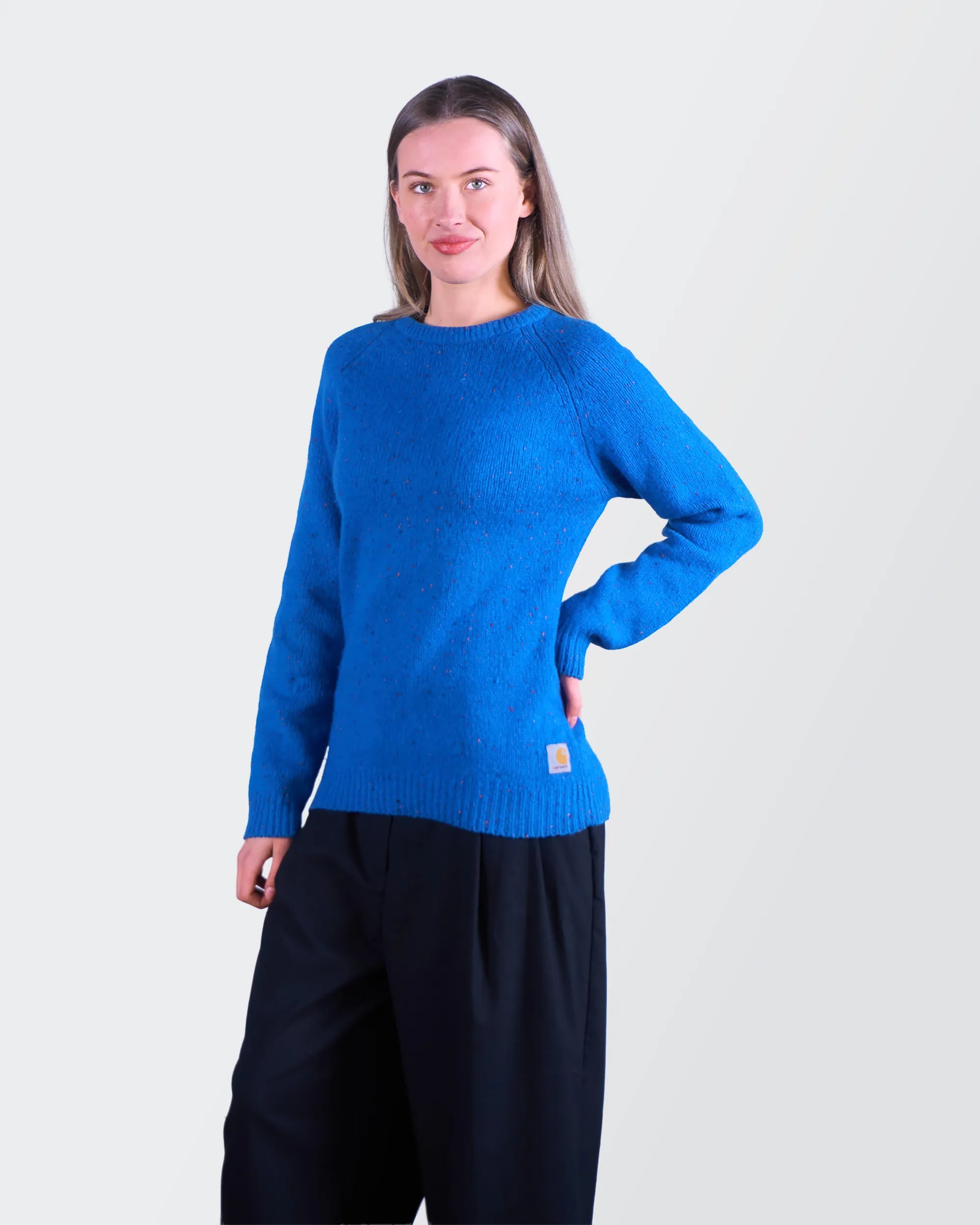 Carhartt Blue Crewneck Jumper - S