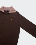 Burberry Brown Full-zip Jumper - L
