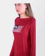 Ralph Lauren Red Crewneck Jumper - S