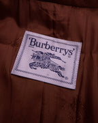 Burberry Brown Double-breasted Blazer - L
