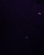 Lacoste Navy Button Cardigan -