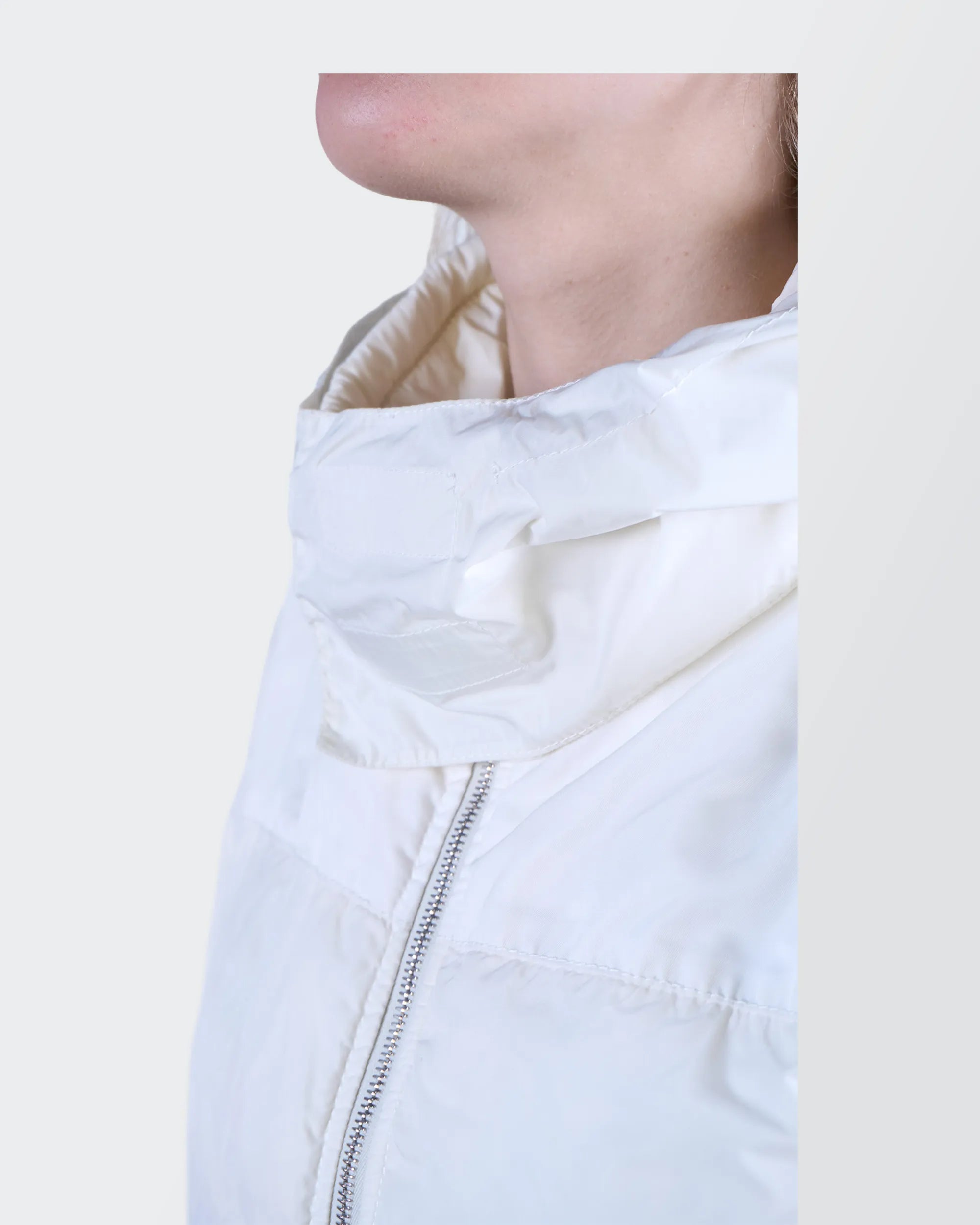 Prada White Puffer Jacket - S