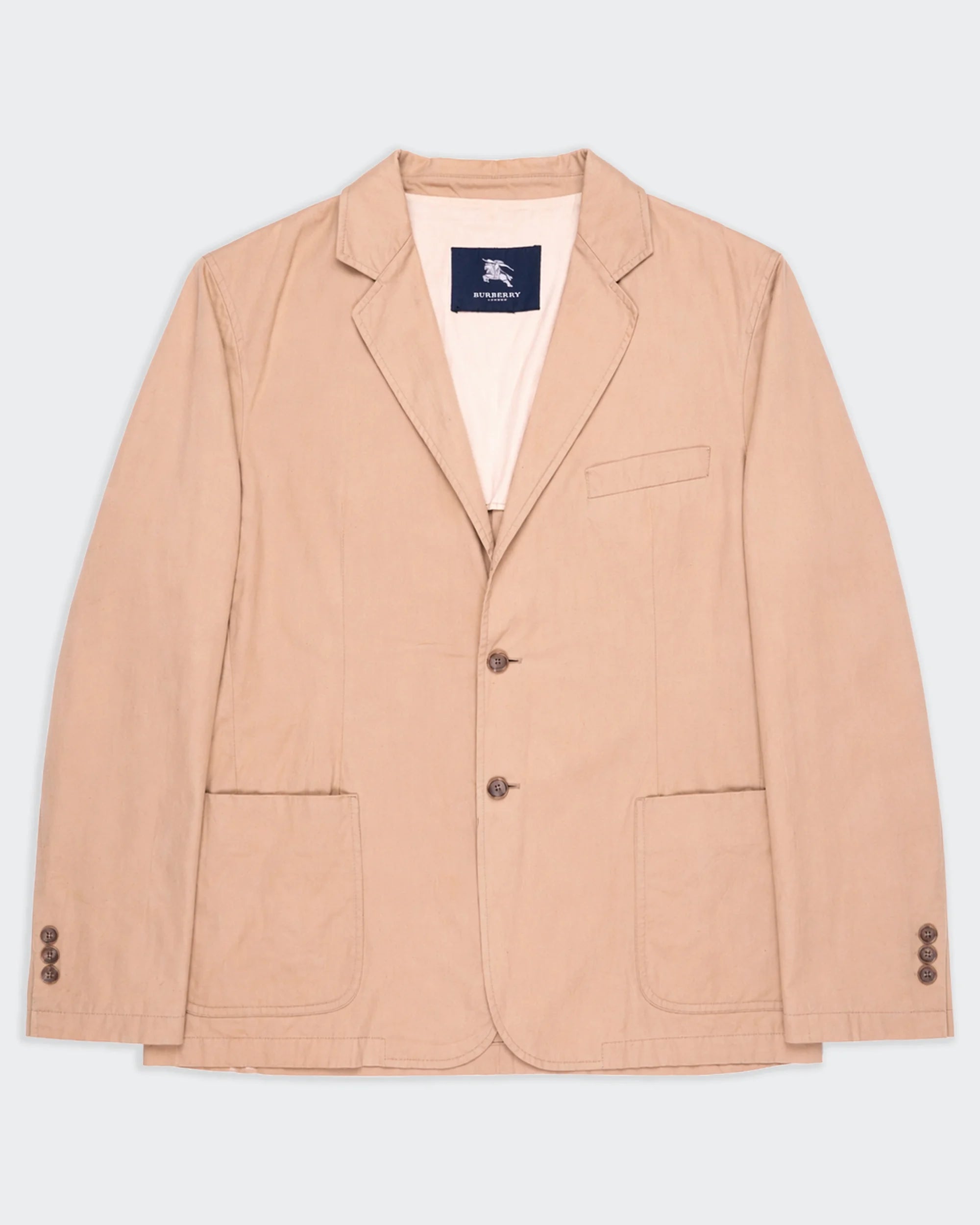 Burberry Beige Single-breasted Blazer - L