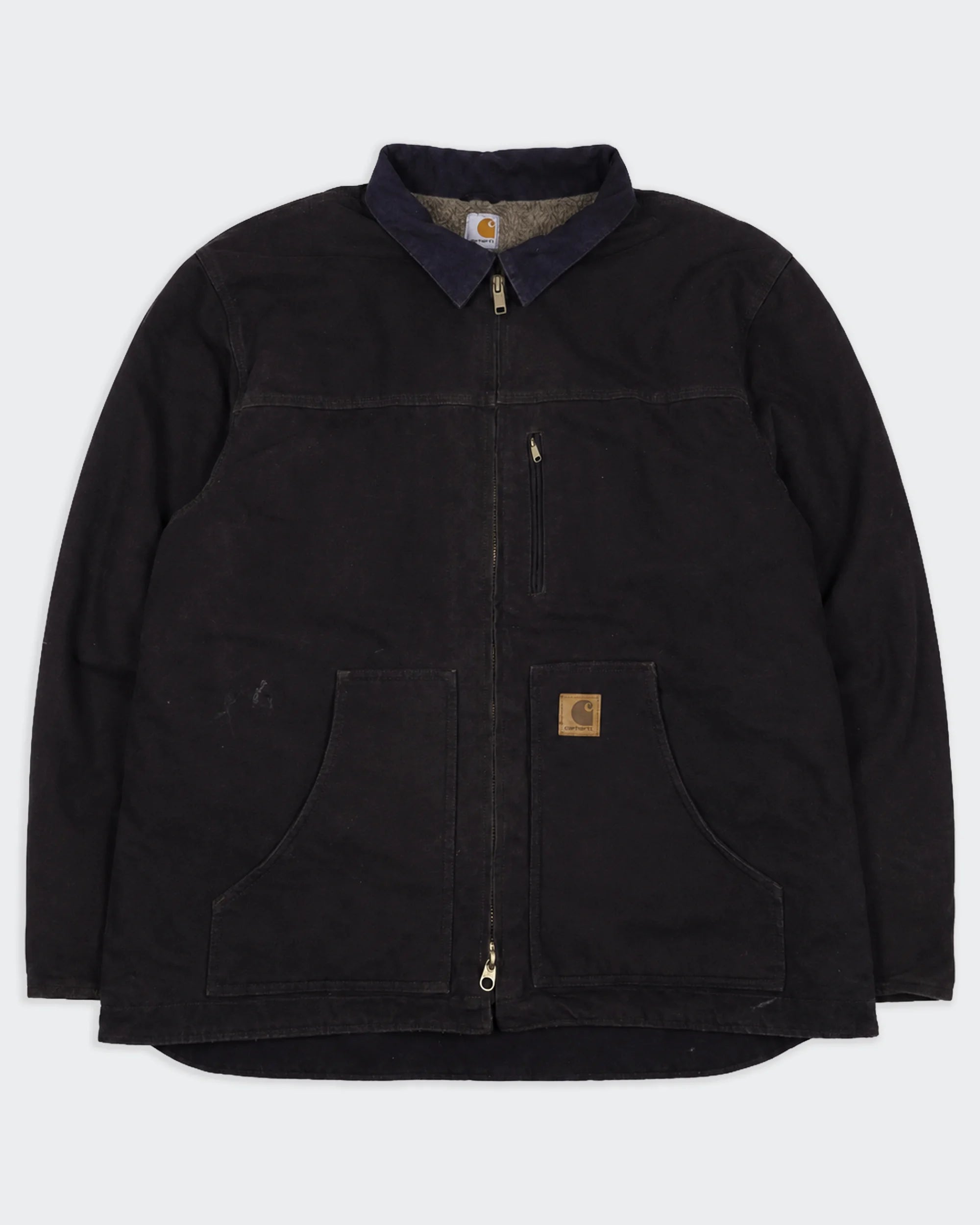 Carhartt Brown Chore Coat XXL Canvas, Fleece