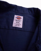 Dickies Navy Button-up Shirt - XXL