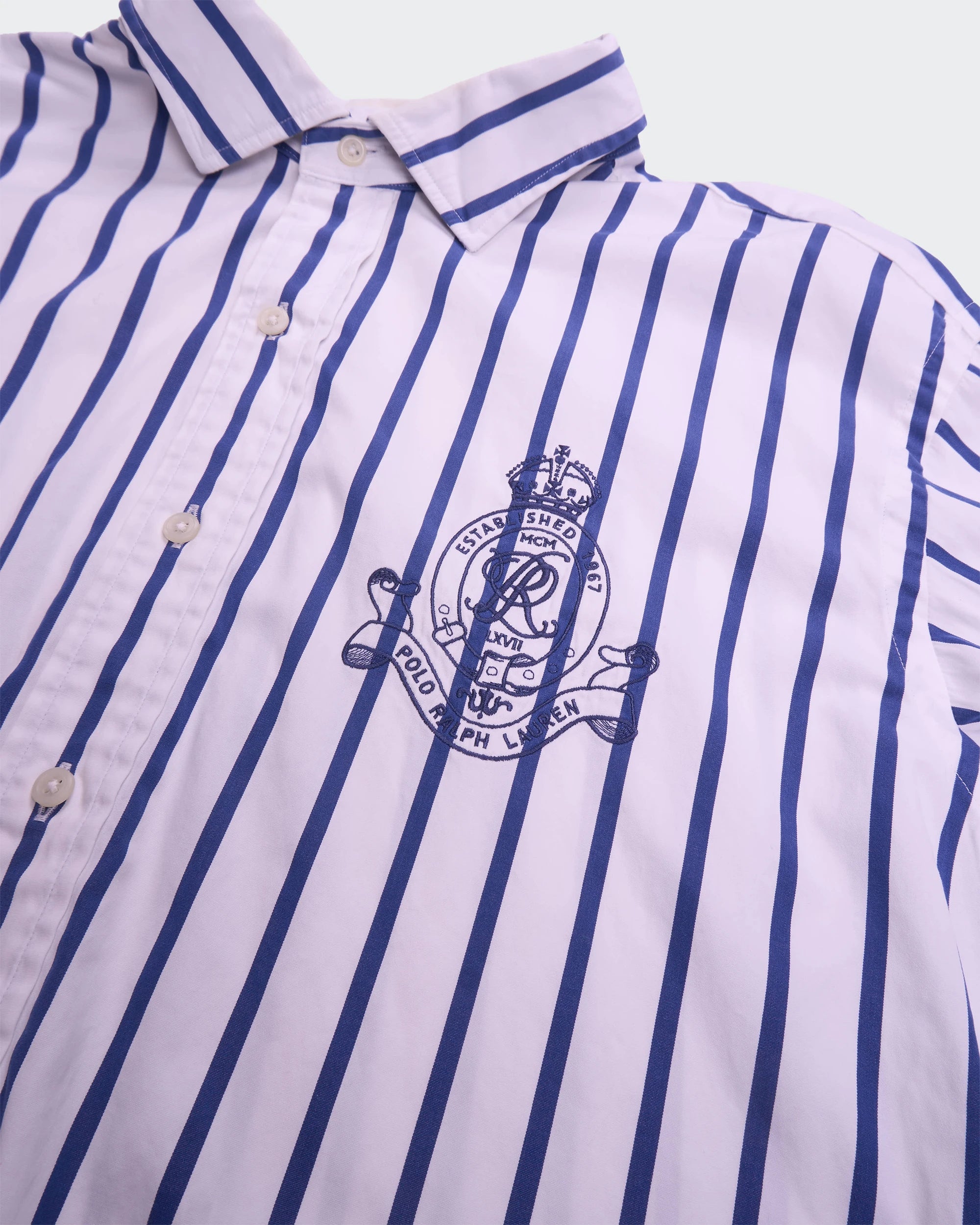 Polo By Ralph Lauren White Button-up Shirt - L