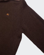 Burberry Brown Full-zip Jumper - L
