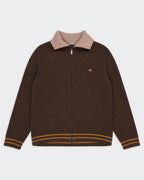 Burberry Brown Full-zip Jumper - L