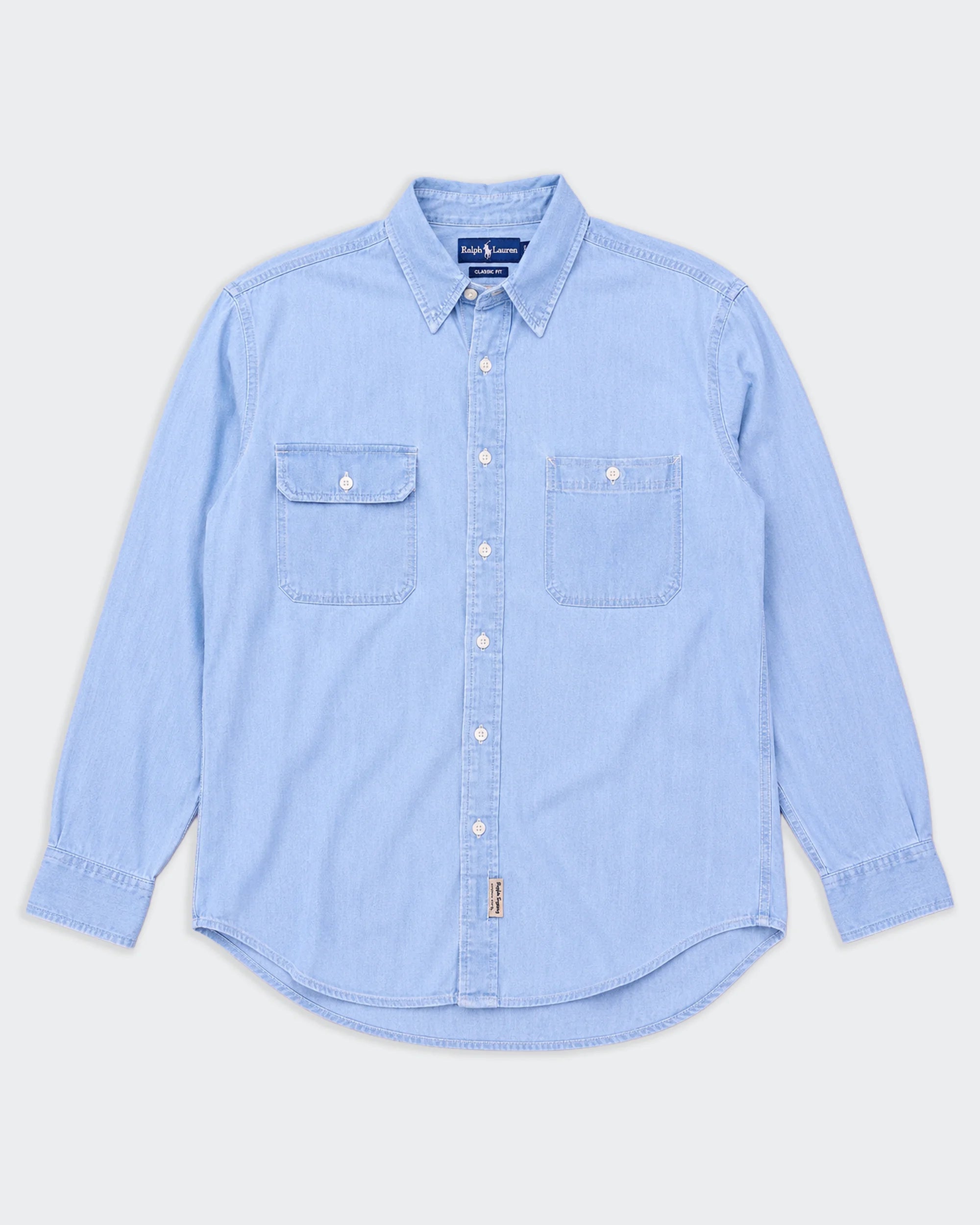 Ralph Lauren Blue Button-up Shirt - L