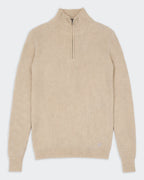 C.P. Company Beige Quarter-zip Jumper - L