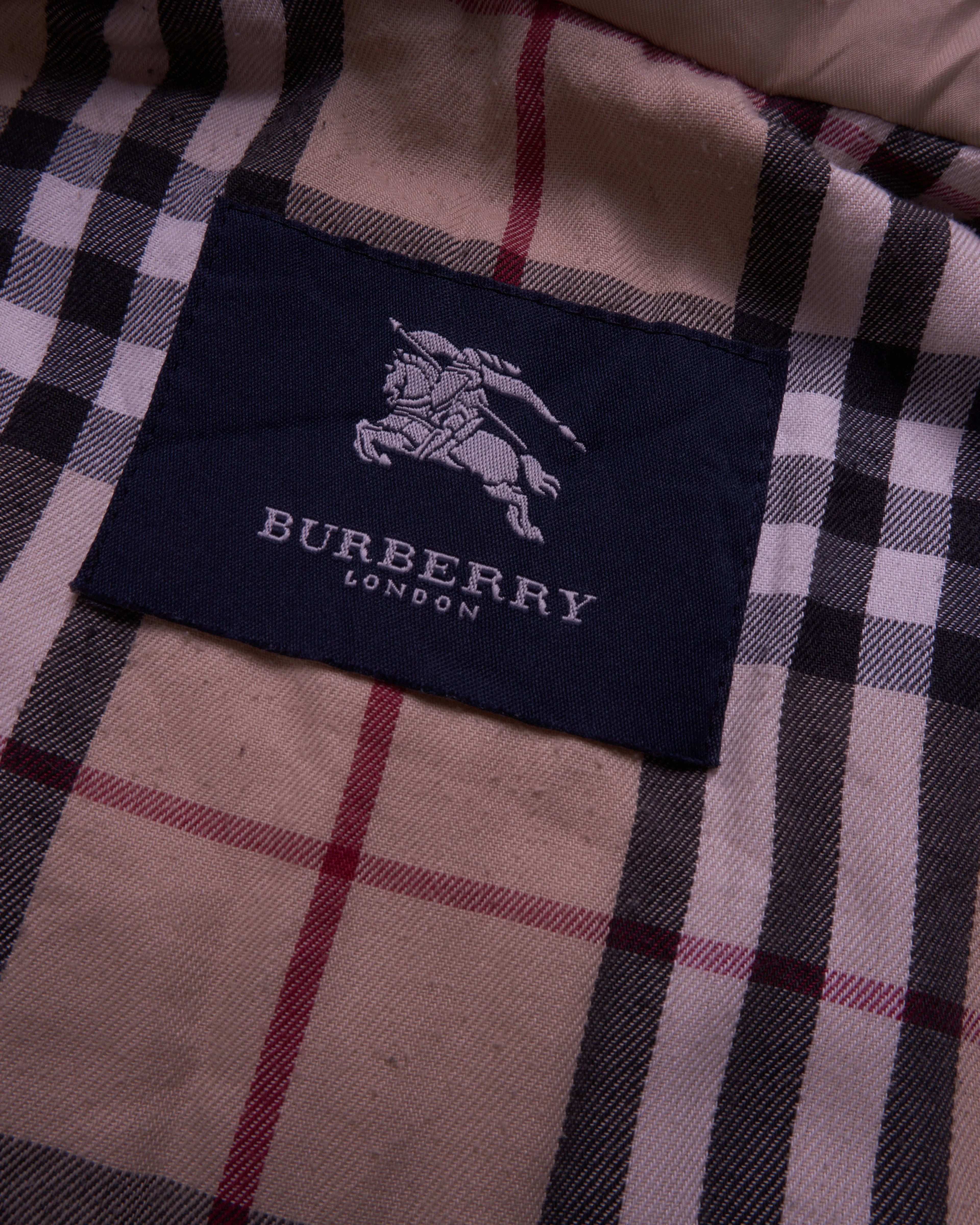 Burberry Pink Quilted Jacket - L