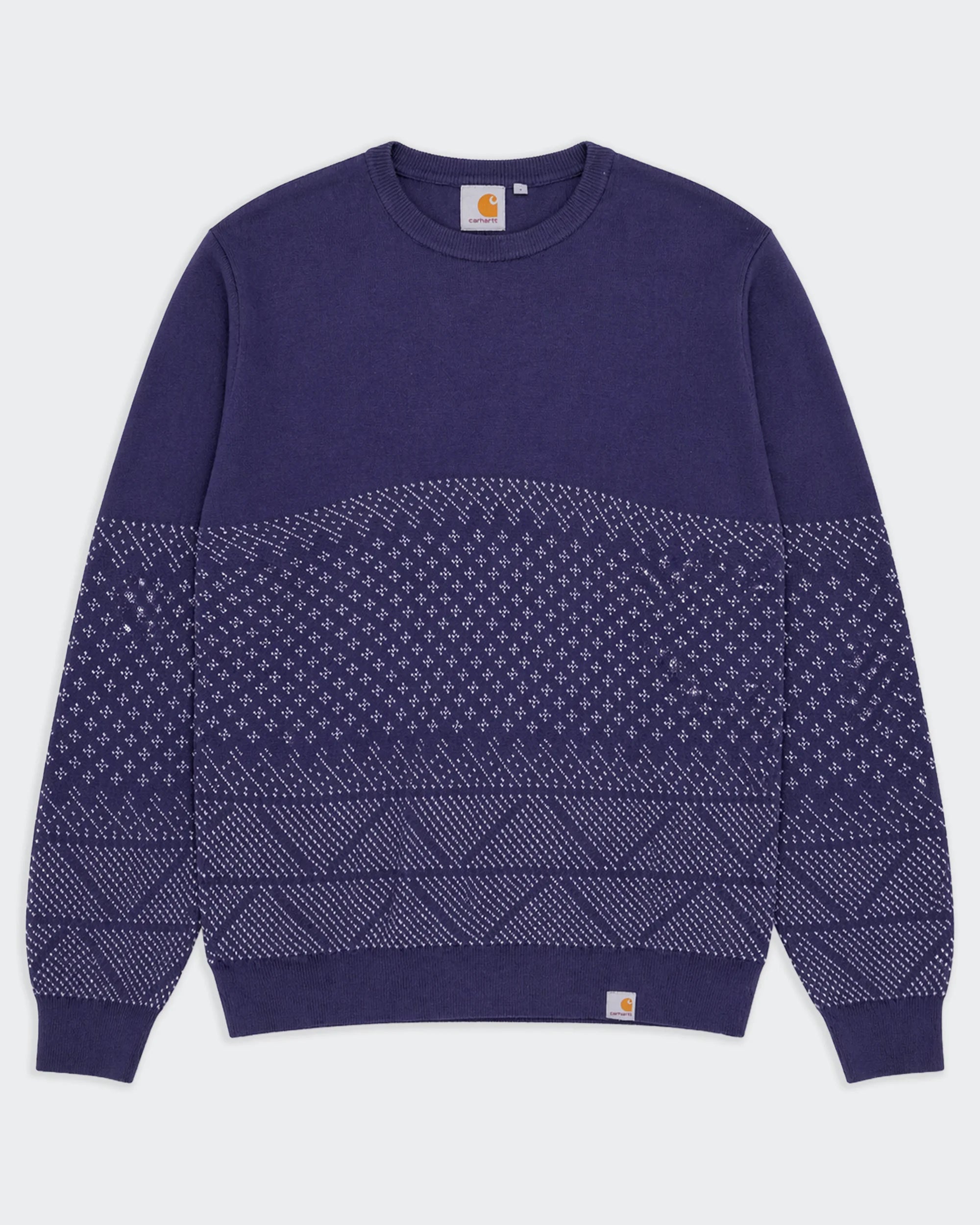Carhartt Navy Crewneck Jumper - L