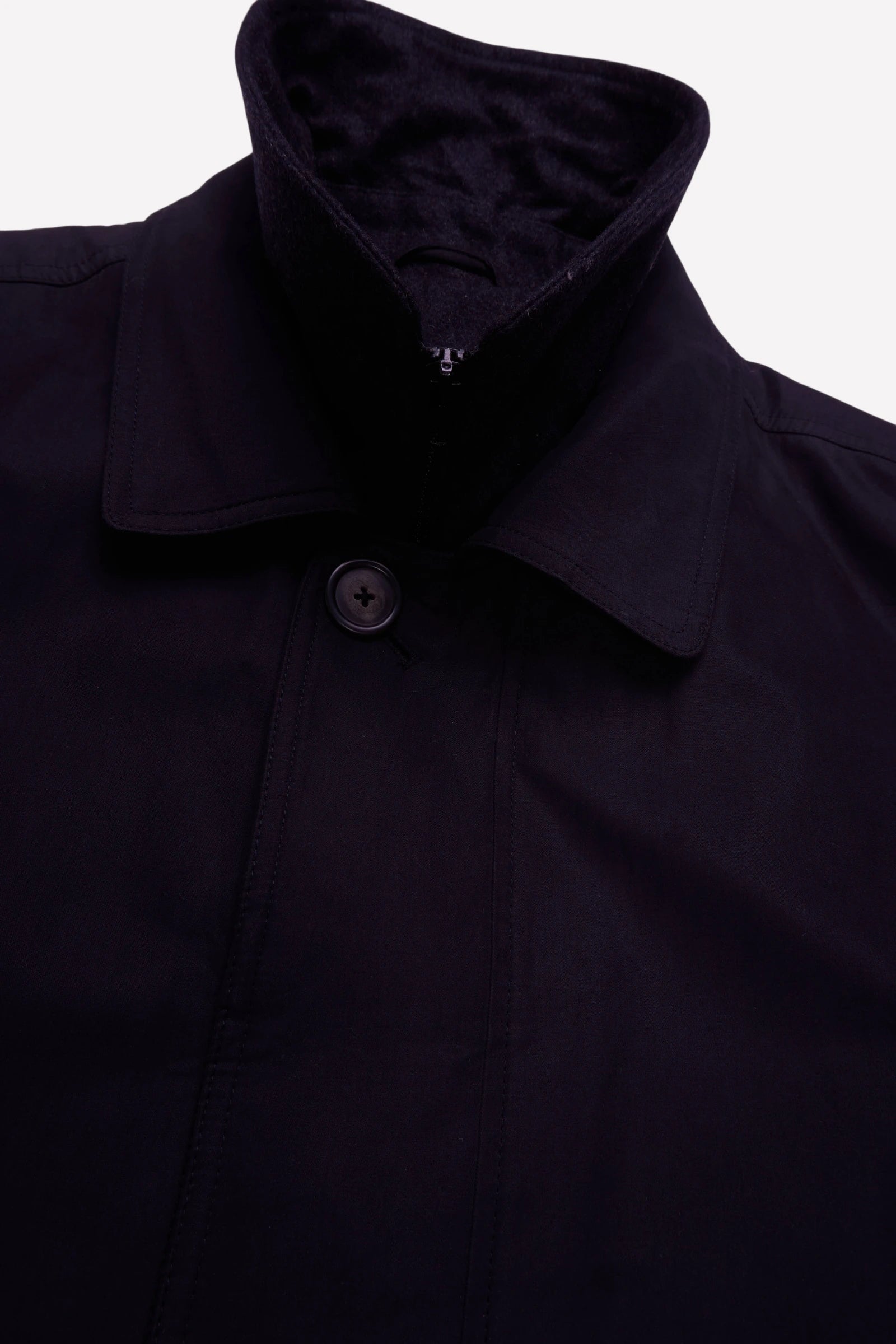 Ralph Lauren Navy Car Coat - L