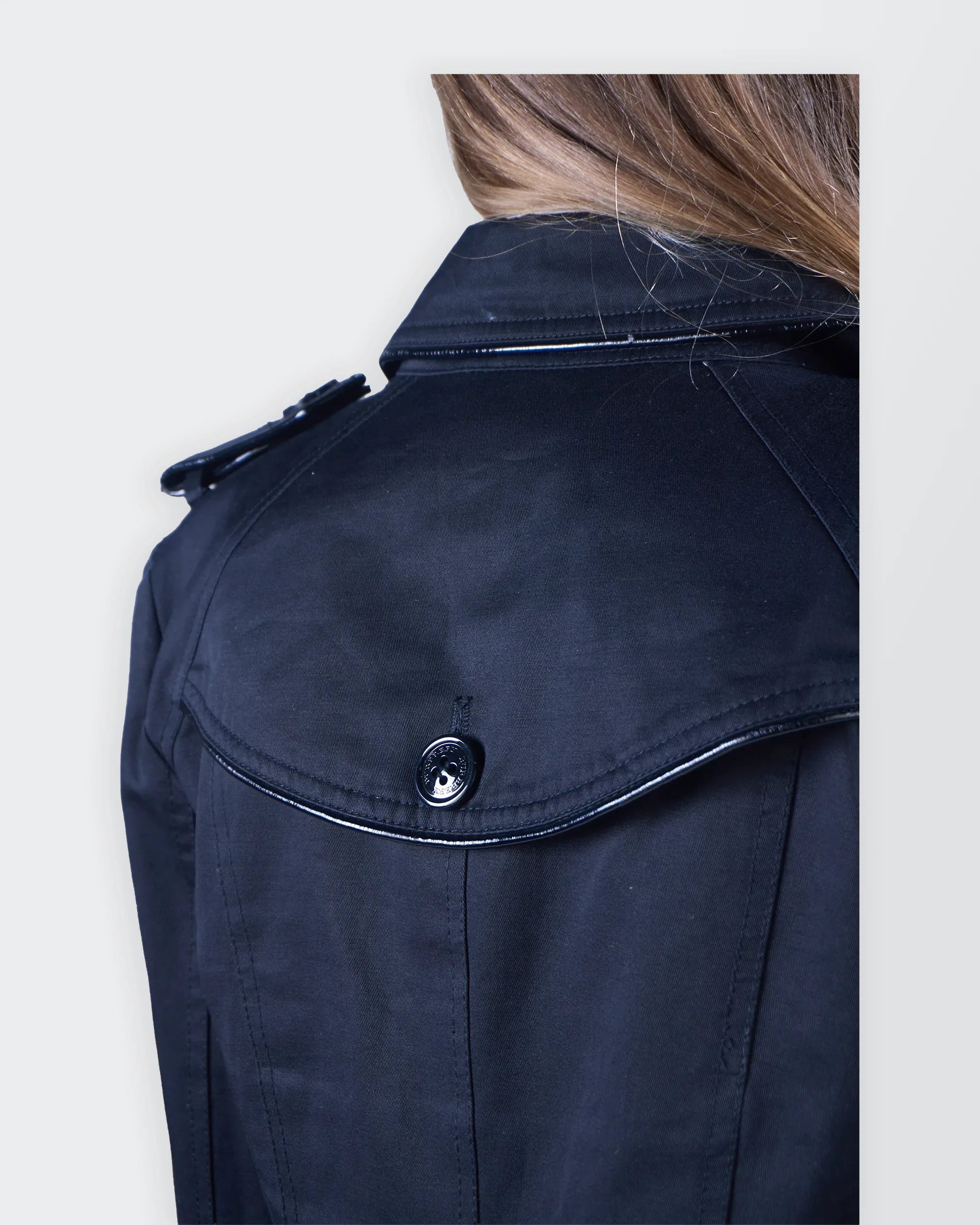 Burberry Black Trenchcoat - S