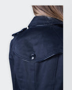Burberry Black Trenchcoat - S