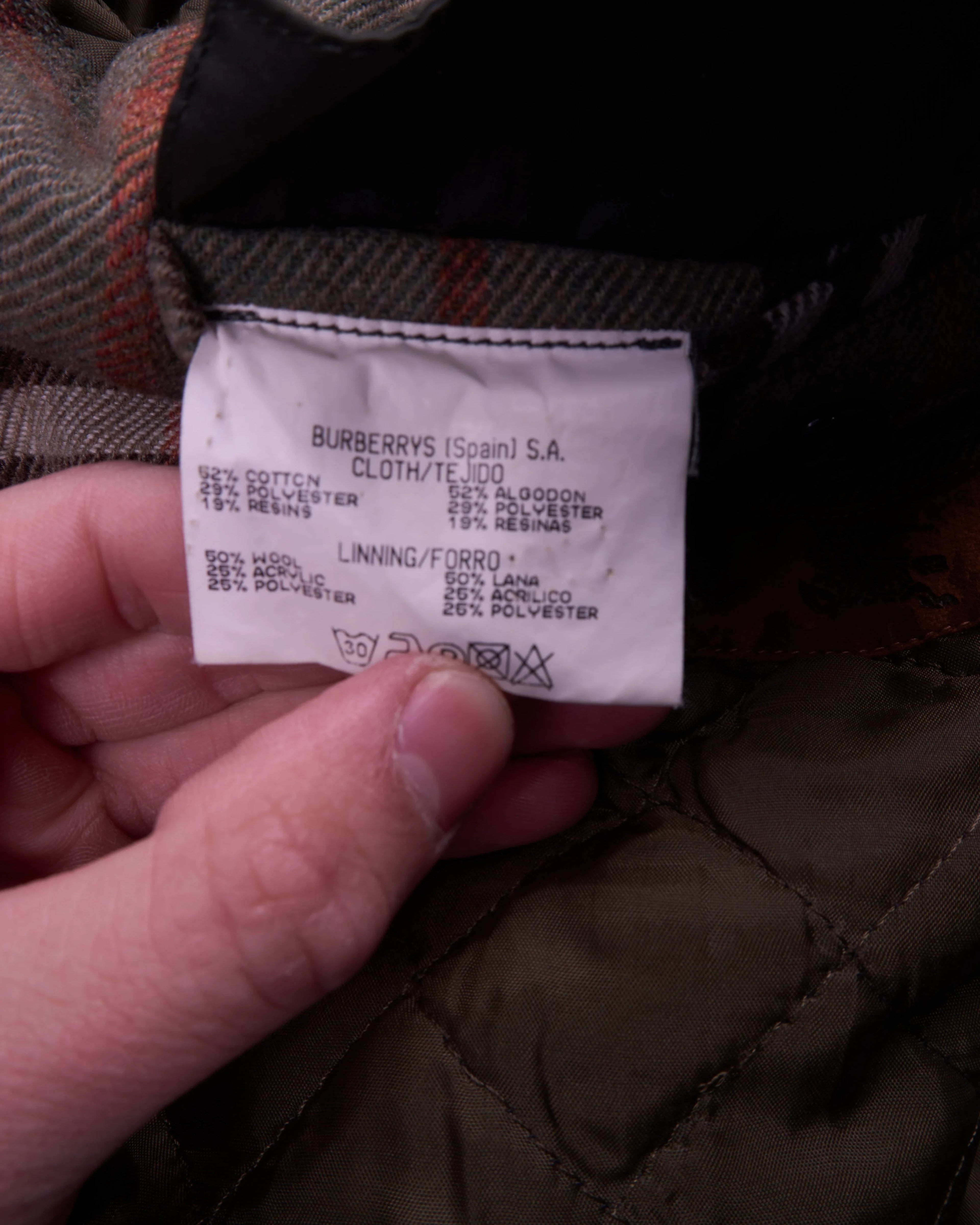 Burberry Black Jacket - L