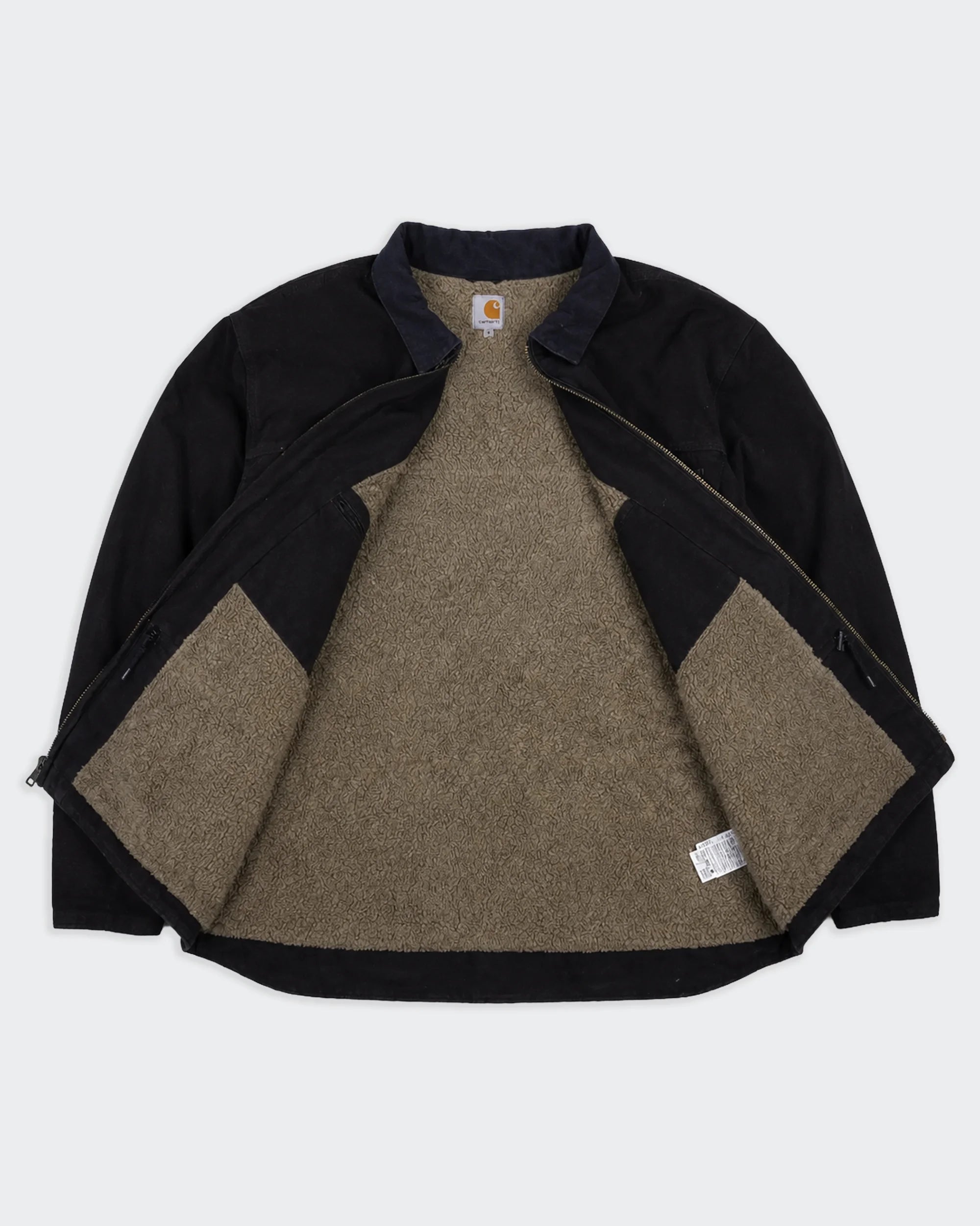 Carhartt Brown Chore Coat XXL Canvas, Fleece