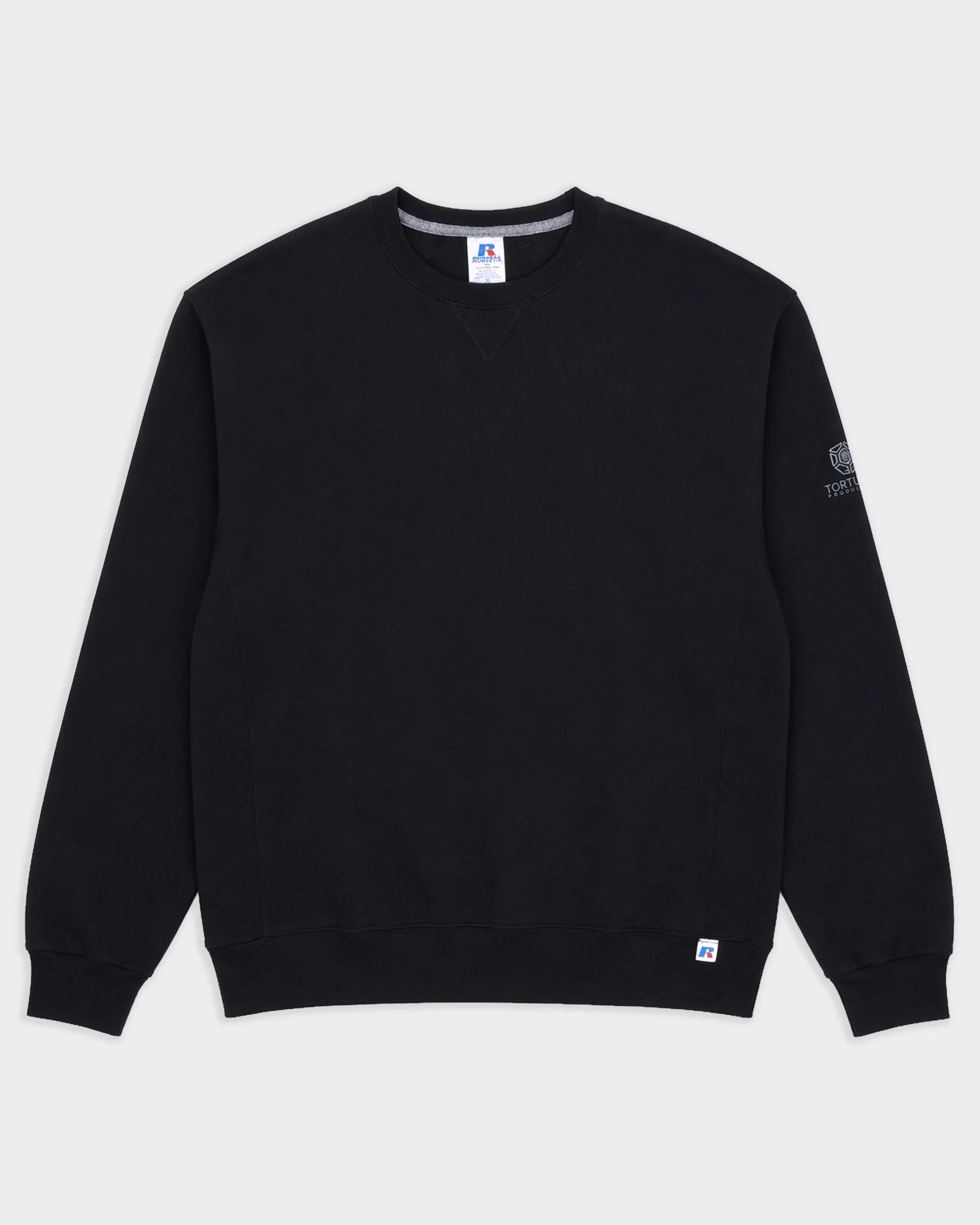 Russell Athletic Black Crewneck Jumper - XL