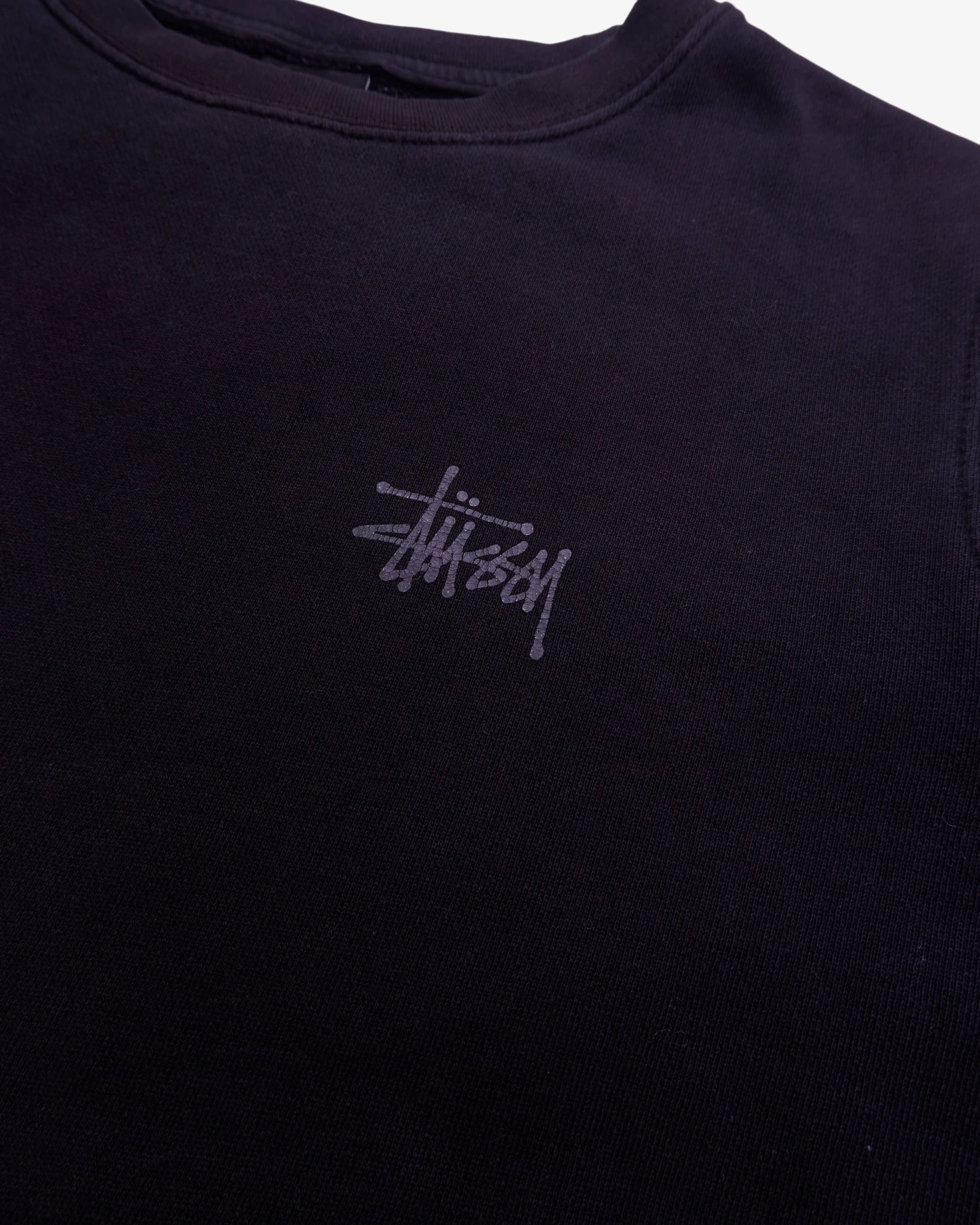 Stüssy Black Crewneck Sweater - M