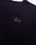 Stüssy Black Crewneck Sweater - M