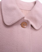 Burberry Pink Car Coat - L