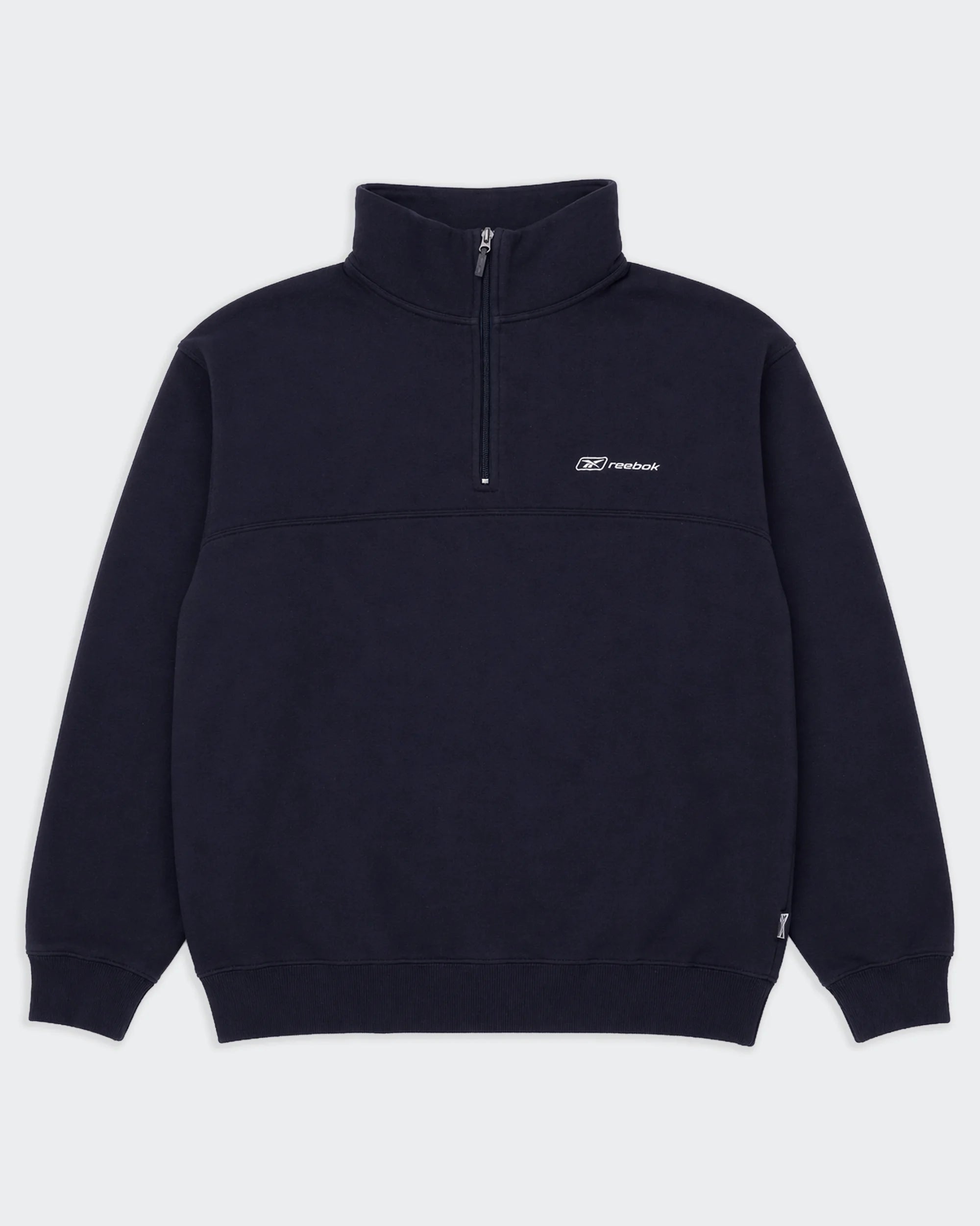 Reebok Navy Quarter-zip Sweater - L