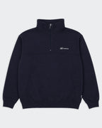 Reebok Navy Quarter-zip Sweater - L