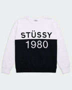 Stüssy White Crewneck Jumper - M