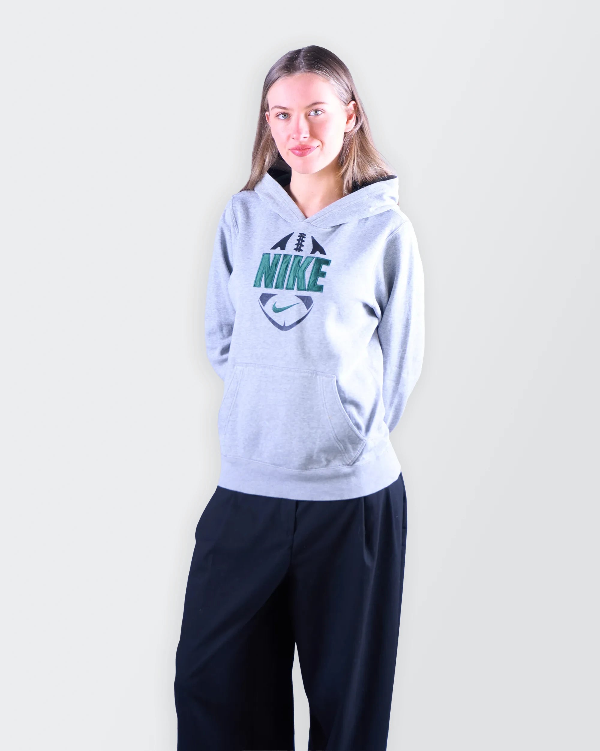 Nike Grey Hoodie - M