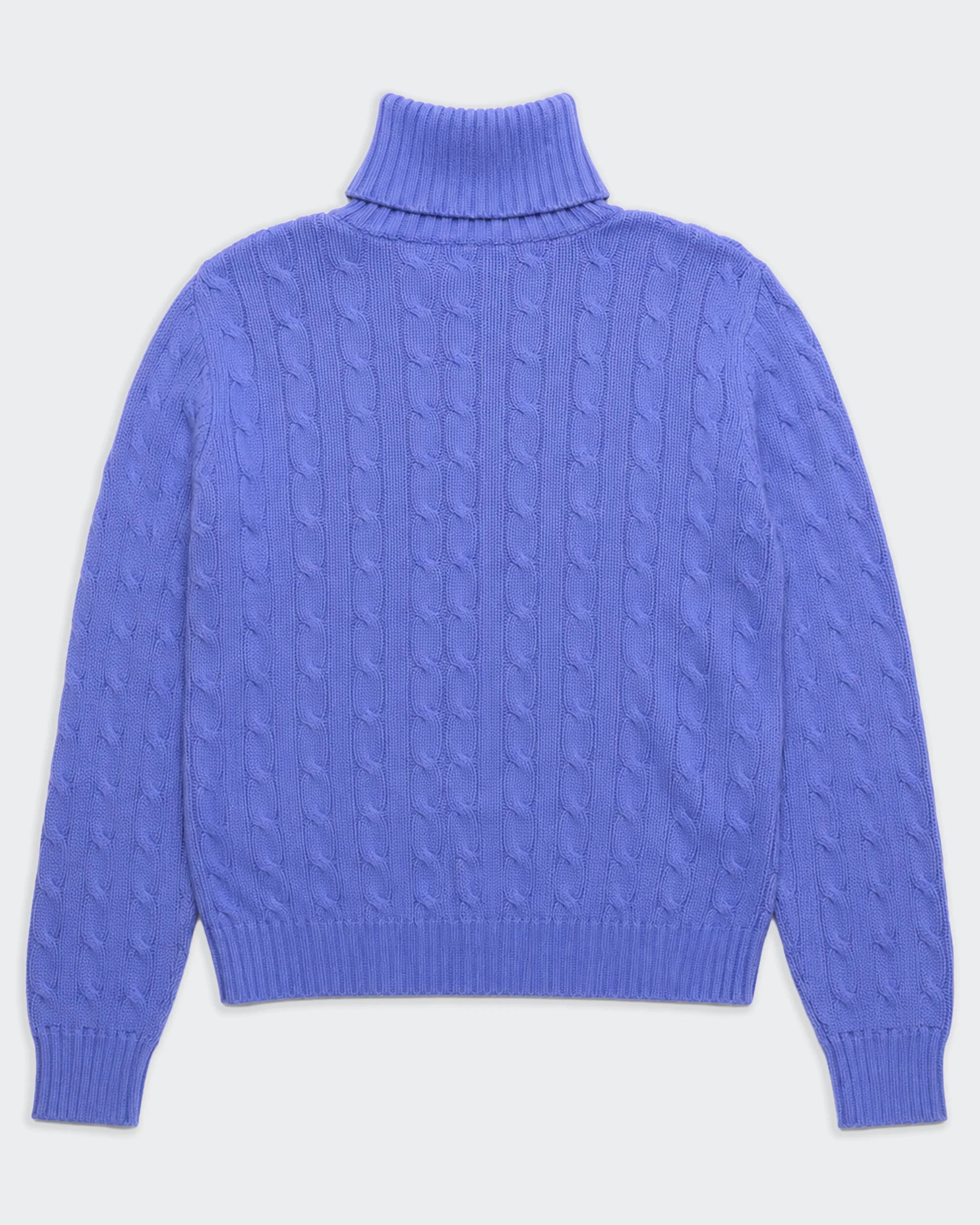 Ralph Lauren Blue Cable-knit Jumper - M