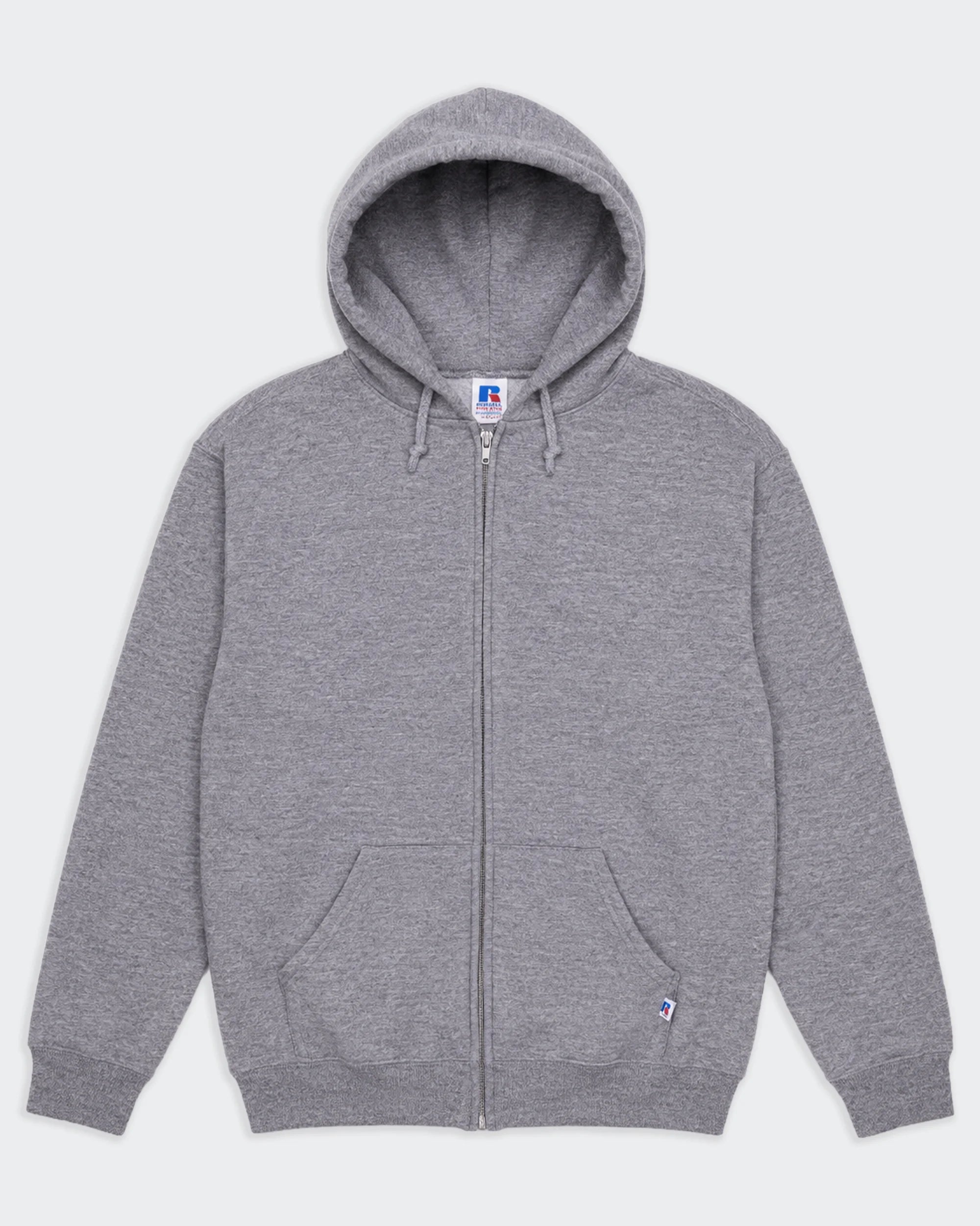 Russell Athletic Grey Full-zip Hoodie - L