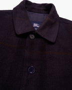 Burberry Black Overcoat - L