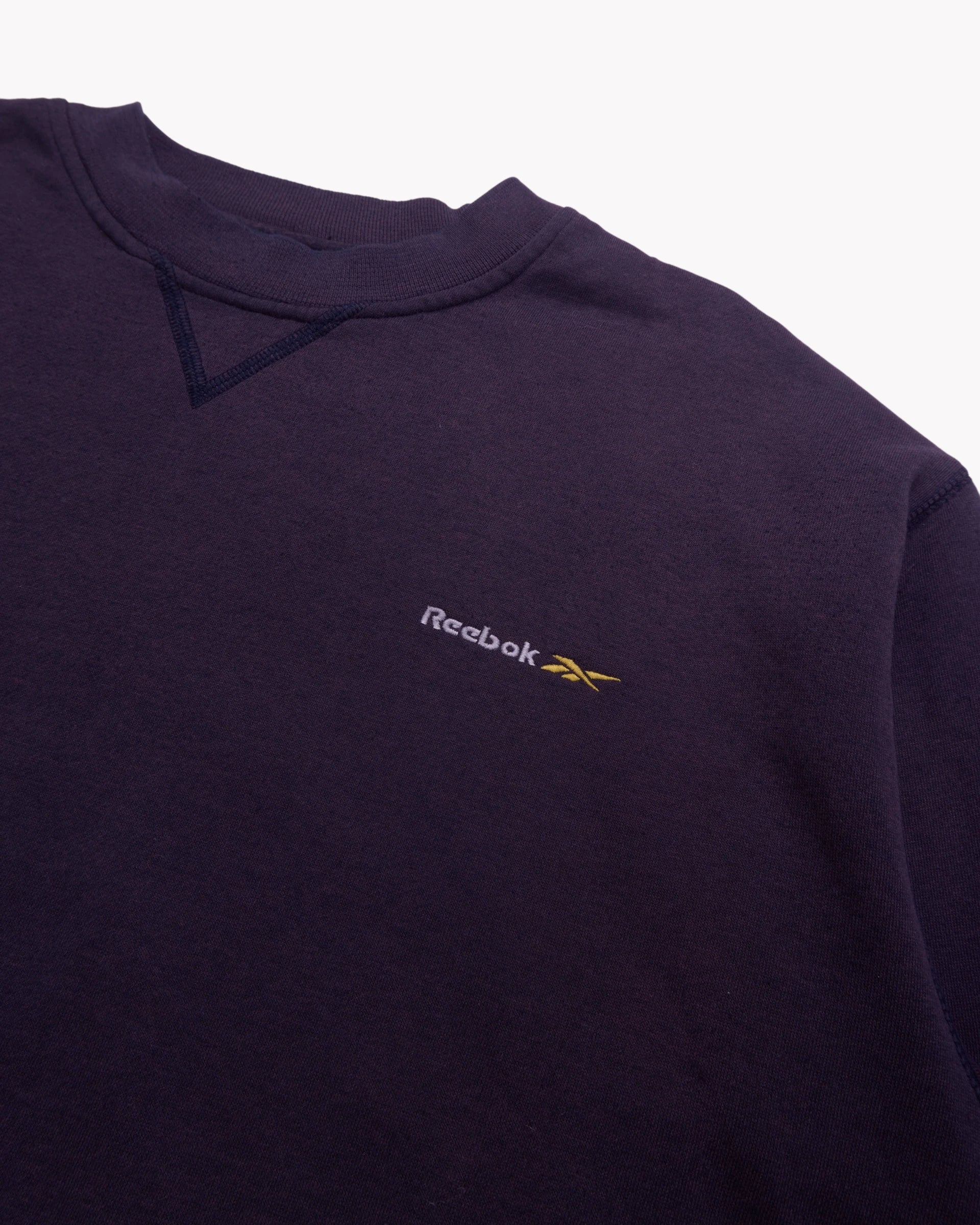 Reebok Black Crewneck Jumper - M