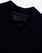 Burberry Navy Overcoat - L