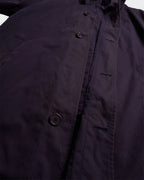 Burberry Navy Car Coat - L