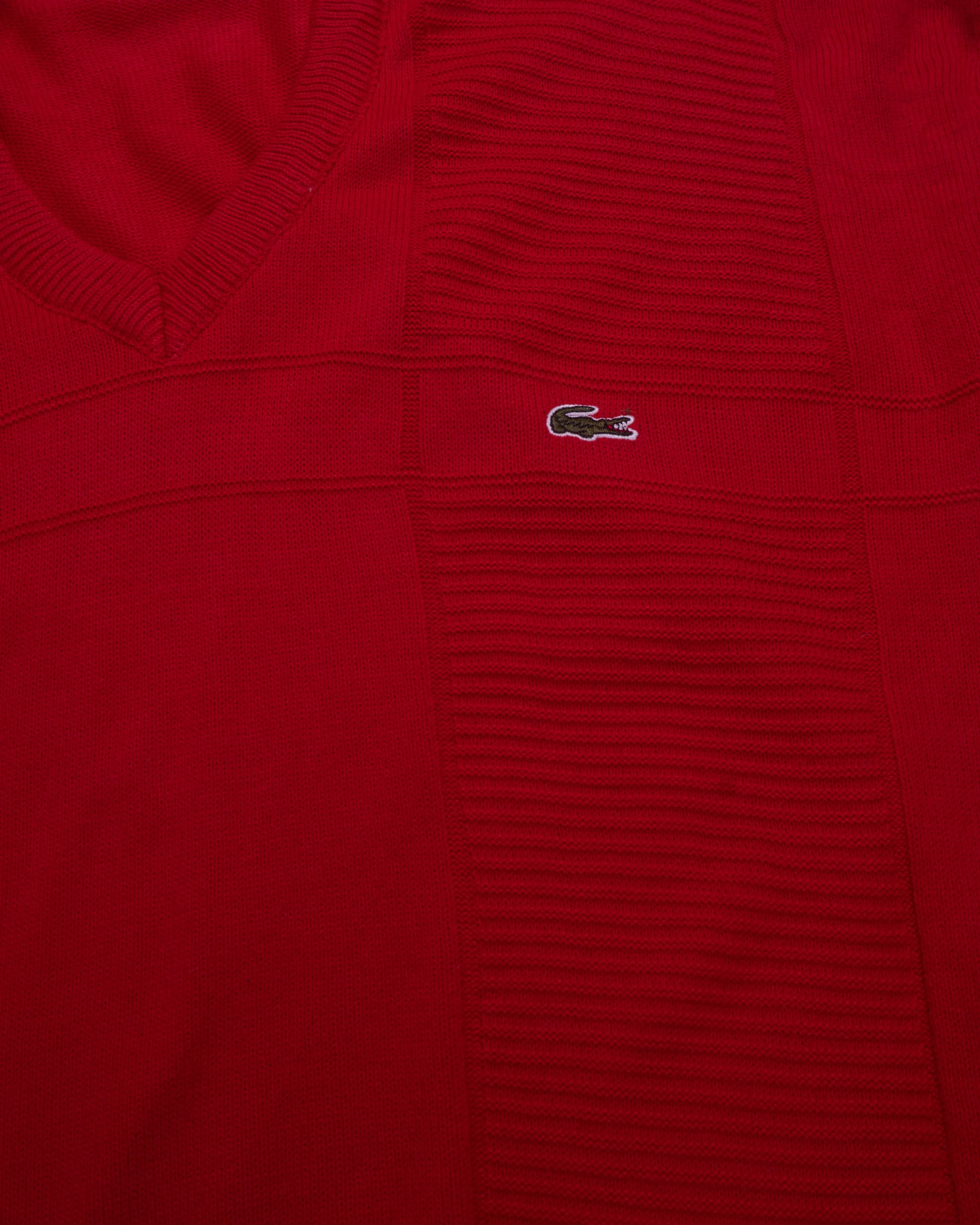 Lacoste Red Crewneck Jumper -