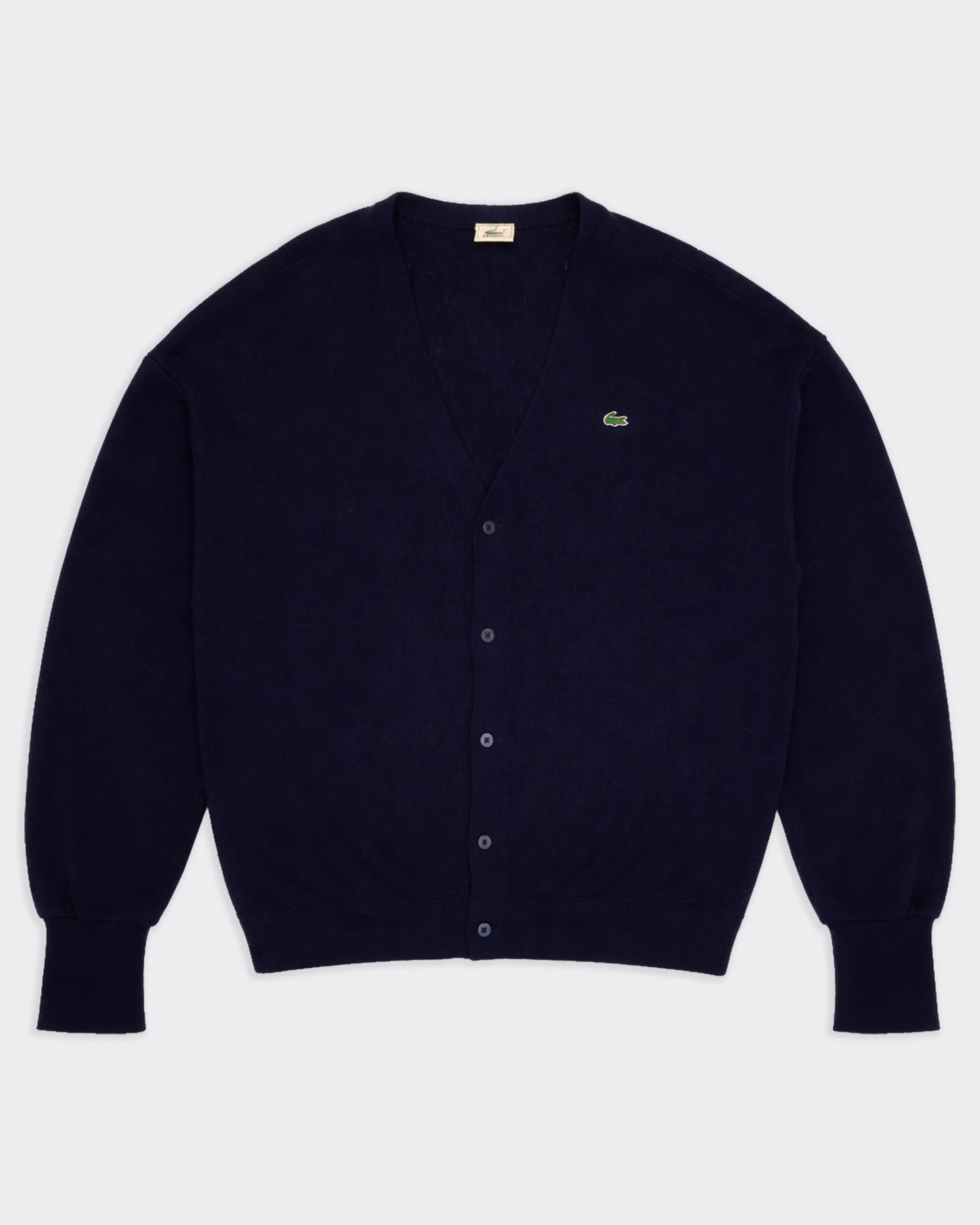 Lacoste Navy Button Cardigan -