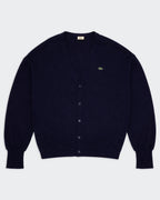 Lacoste Navy Button Cardigan -