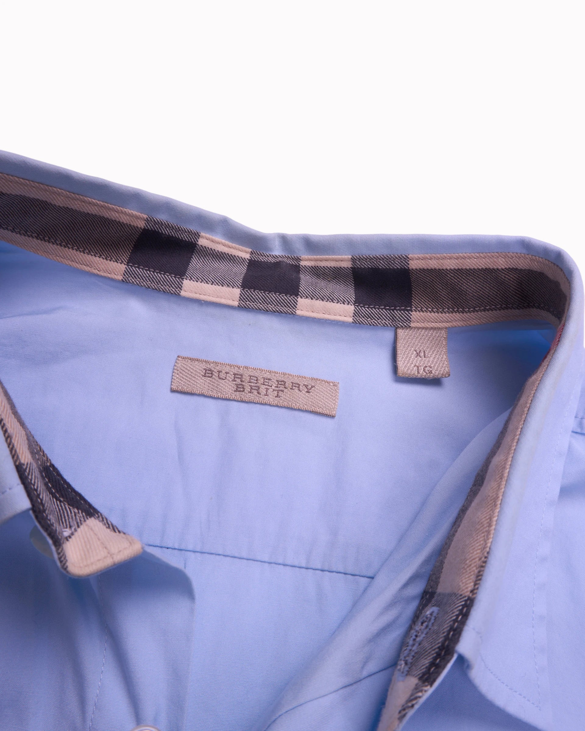 Burberry Blue Button-down Shirt - L