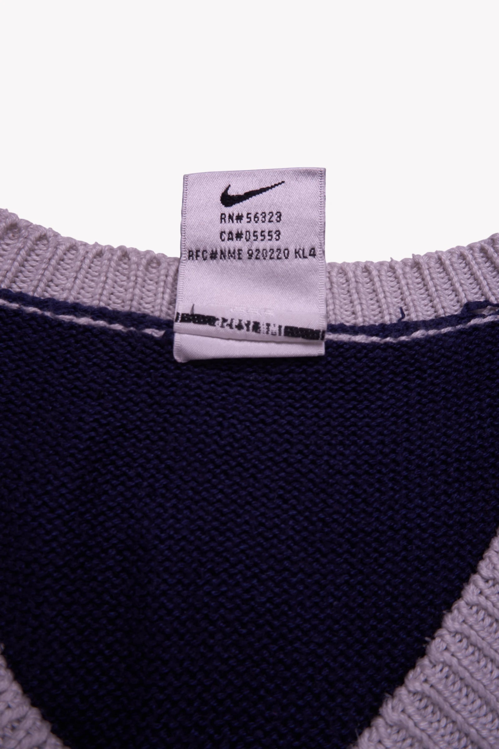 Nike Navy Sleeveless Jumper - L