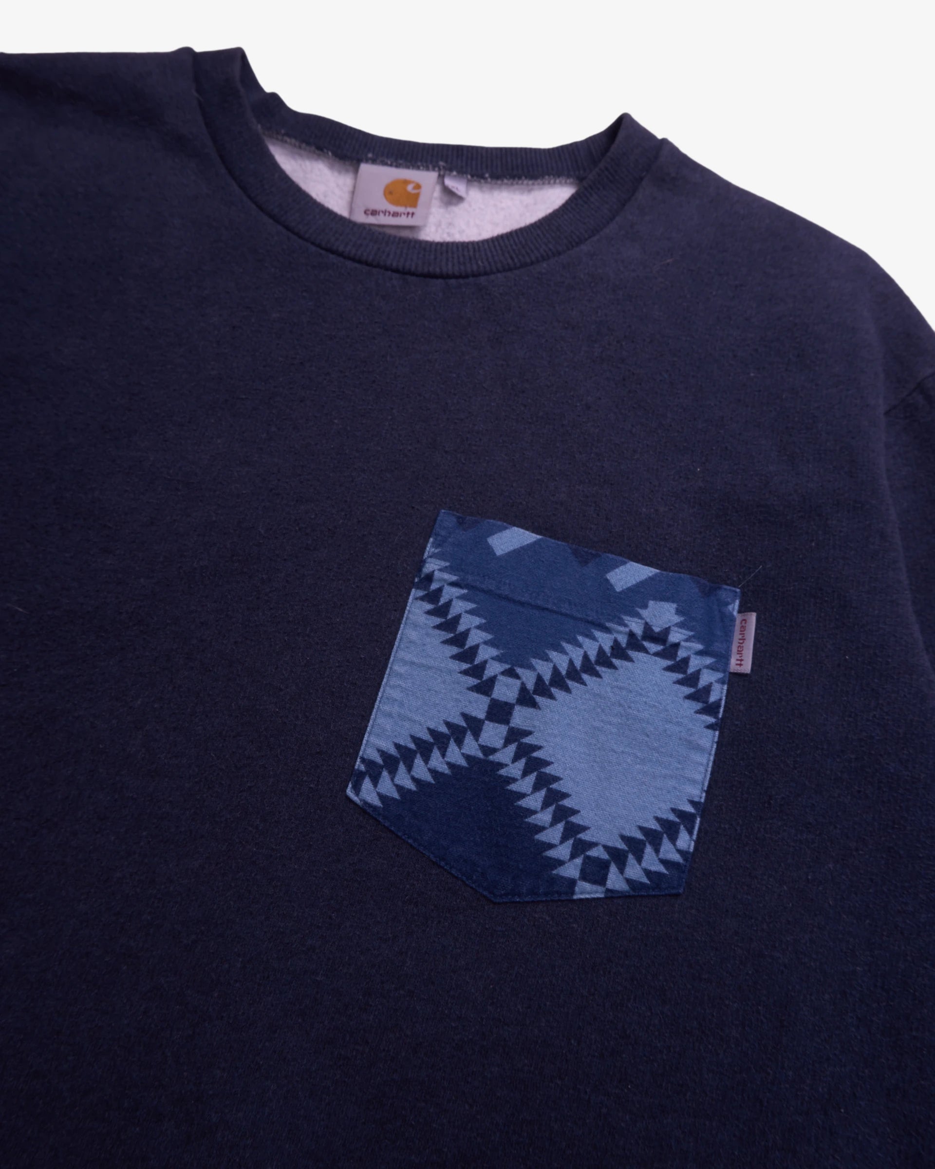 Carhartt Navy Crewneck Jumper - L