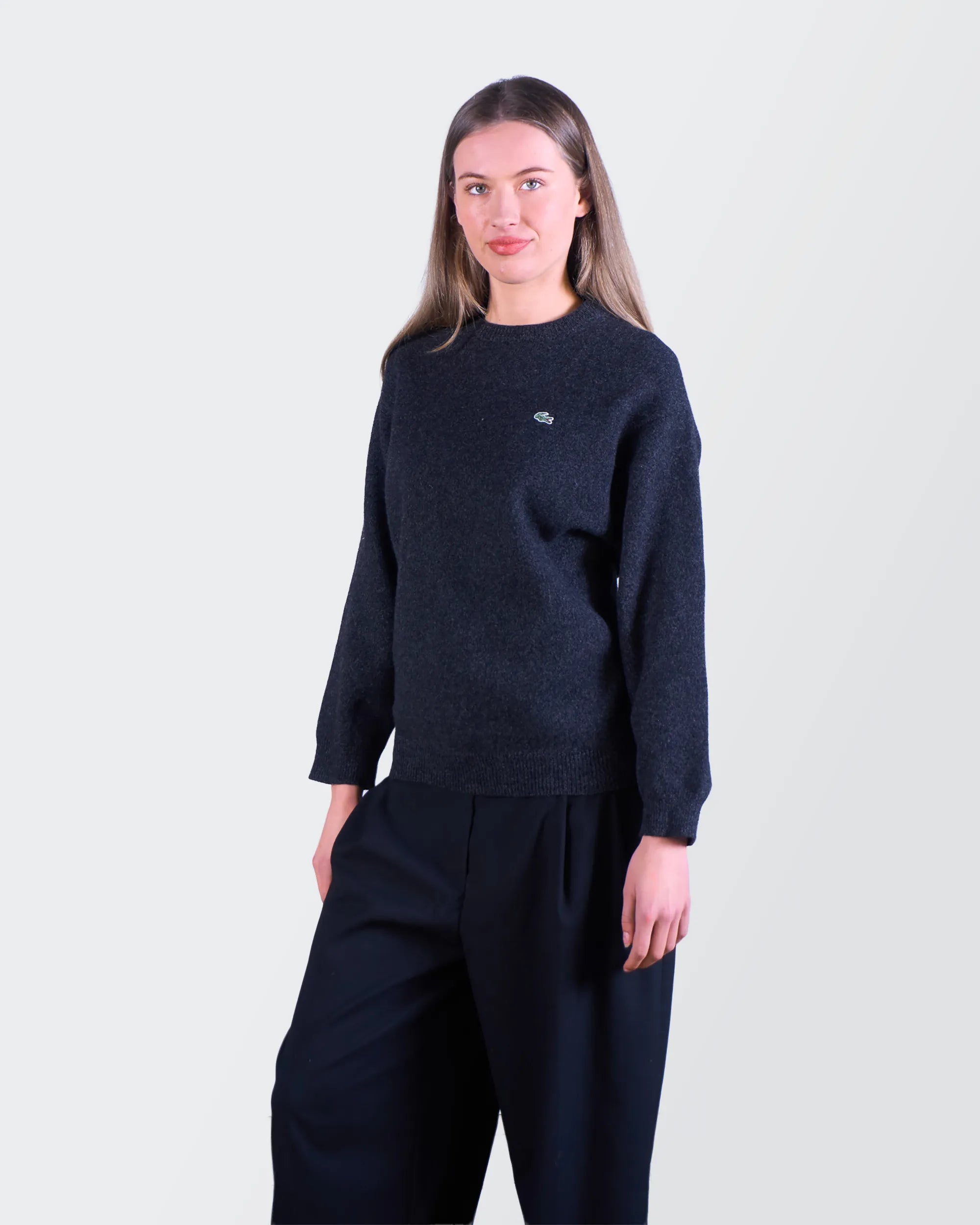 Lacoste Navy Crewneck Jumper - S
