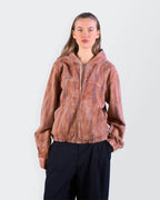 StŸssy Orange Bomber Jacket - M