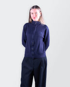 Burberry Navy Full-Zip Jumper - S