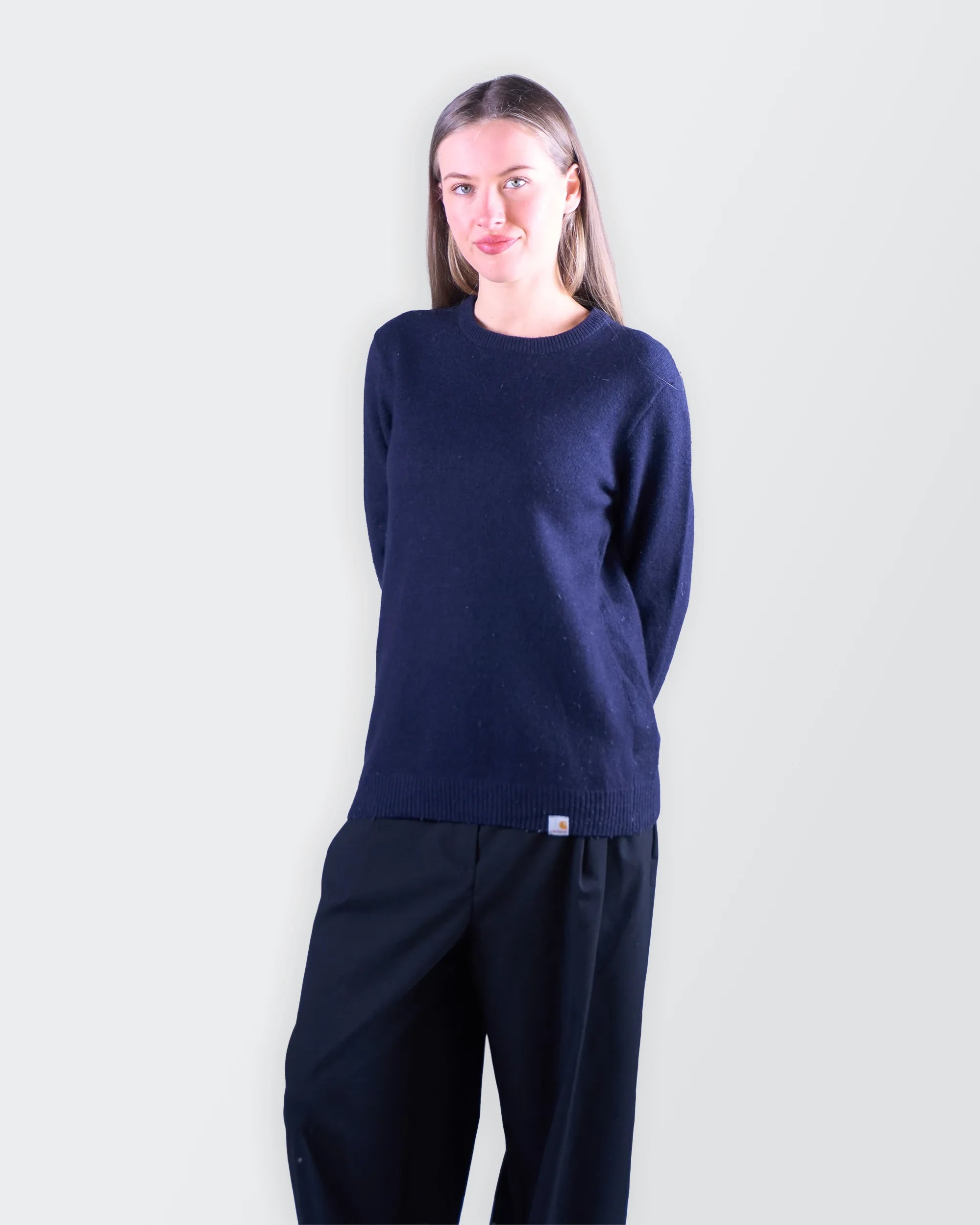 Carhartt Navy Crewneck Jumper - M