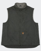 Carhartt Green Vest XL Canvas, Fleece