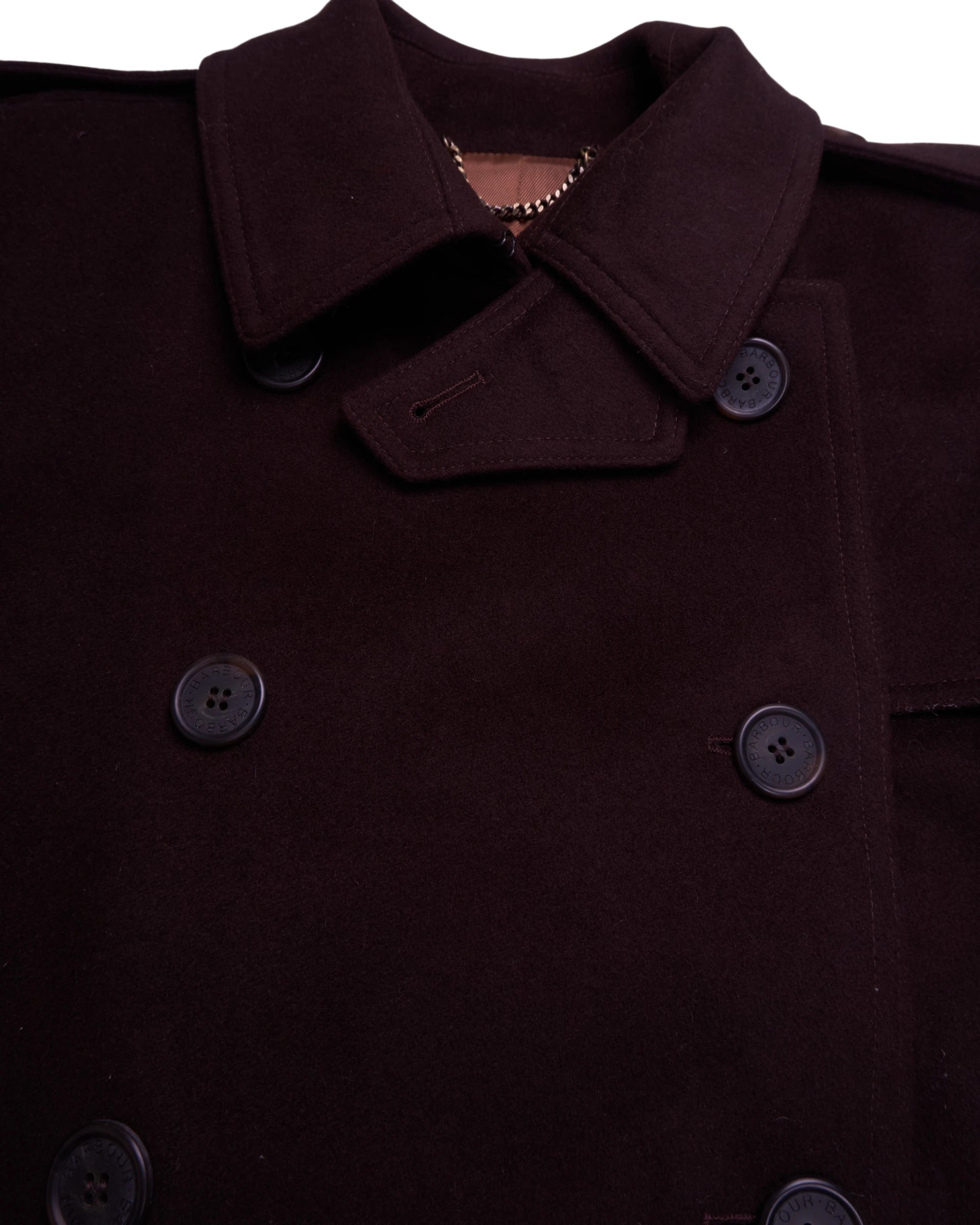 Burberry Brown Overcoat - L