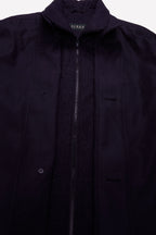 Ralph Lauren Navy Car Coat - L