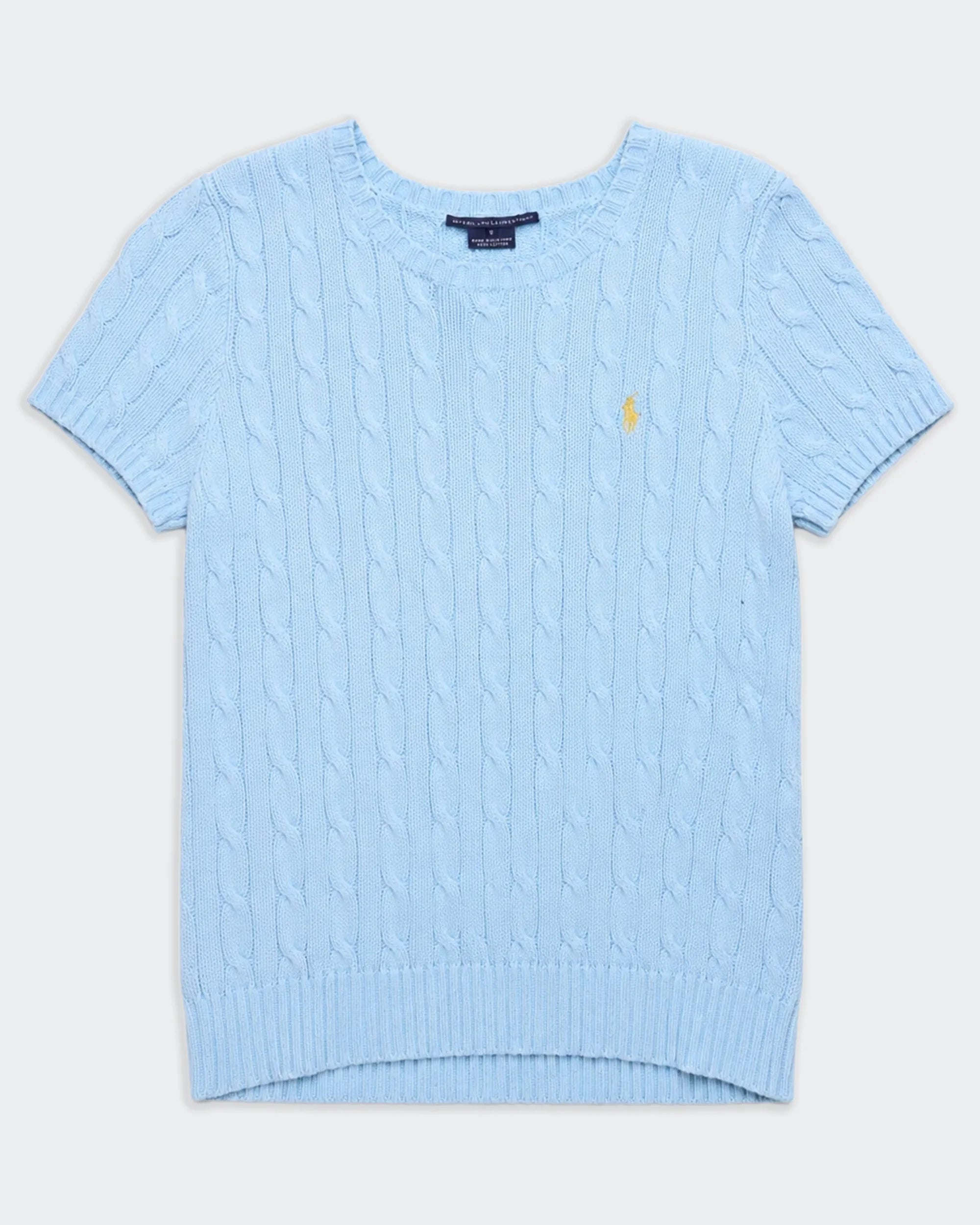Ralph Lauren Blue Crewneck Jumper - XS